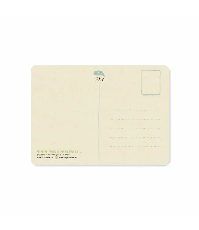 Illu-ster •• Ansichtkaart | have a Wonderful day