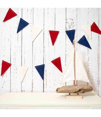 SJAAL MET VERHAAL  •• Viltslinger Vlag | Rood Wit Blauw