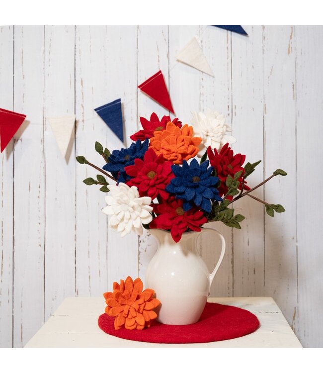 SJAAL MET VERHAAL  •• Viltslinger Vlag | Rood Wit Blauw