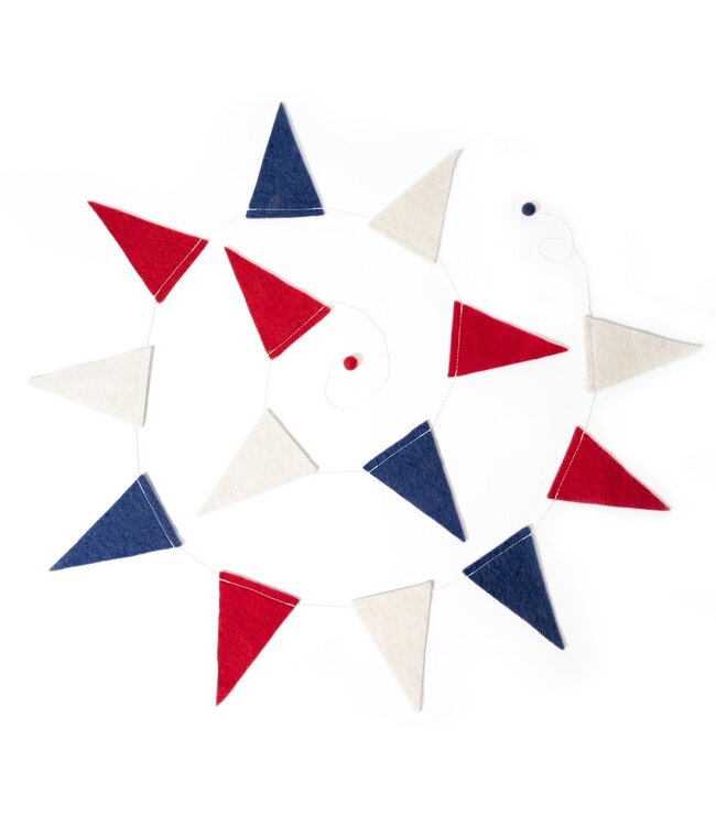 SJAAL MET VERHAAL  •• Viltslinger Vlag | Rood Wit Blauw