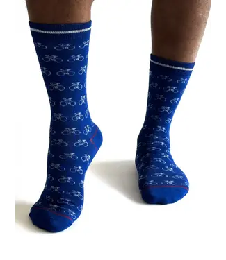 THOUGHT  •• Heren sokken PEYTON BIKE | Navy