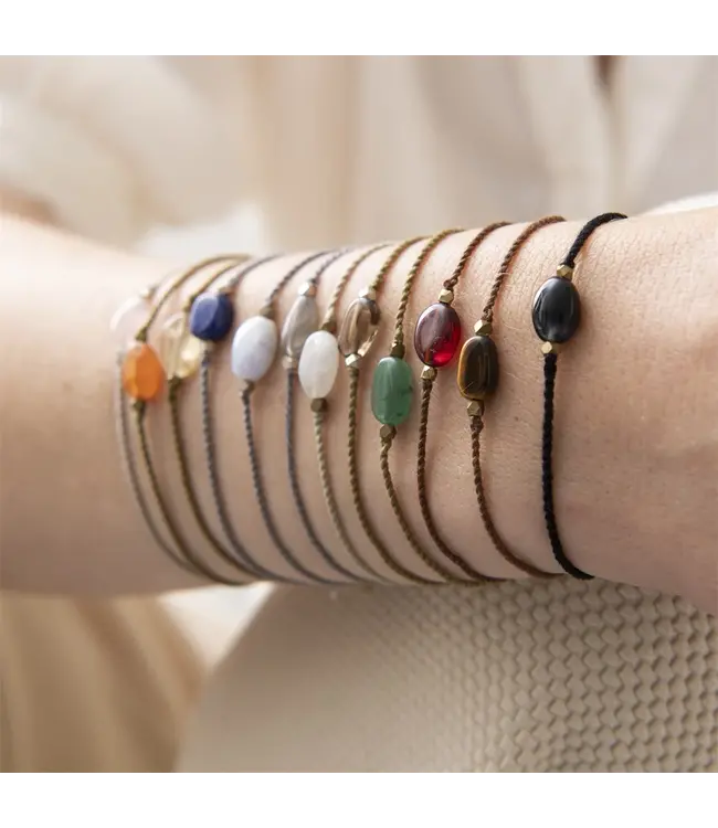 A BEAUTIFUL STORY Gemstone Card Labradorite Silver