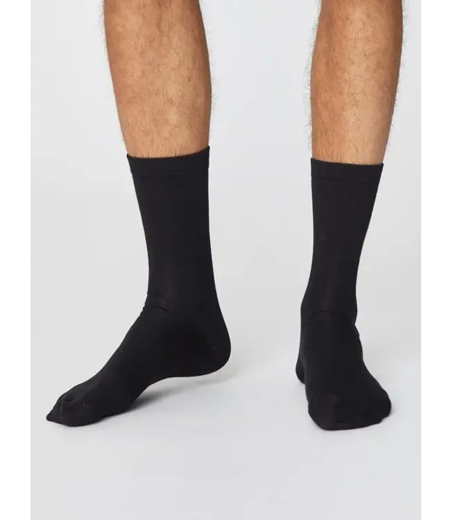 THOUGHT  •• Jimmy Bamboo Socks | Black