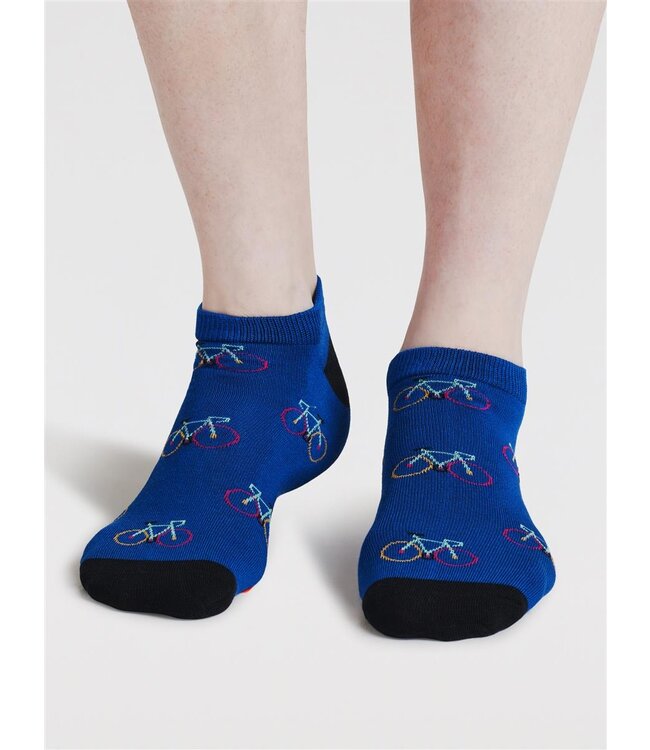 THOUGHT  •• Ady Bike & Stripe Bamboo 3 Pack Trainer Socks