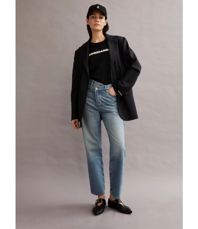 ARMEDANGELS •• AAIKALA | STRAIGHT LEG HIGH WAIST VAN BIOKATOENMIX