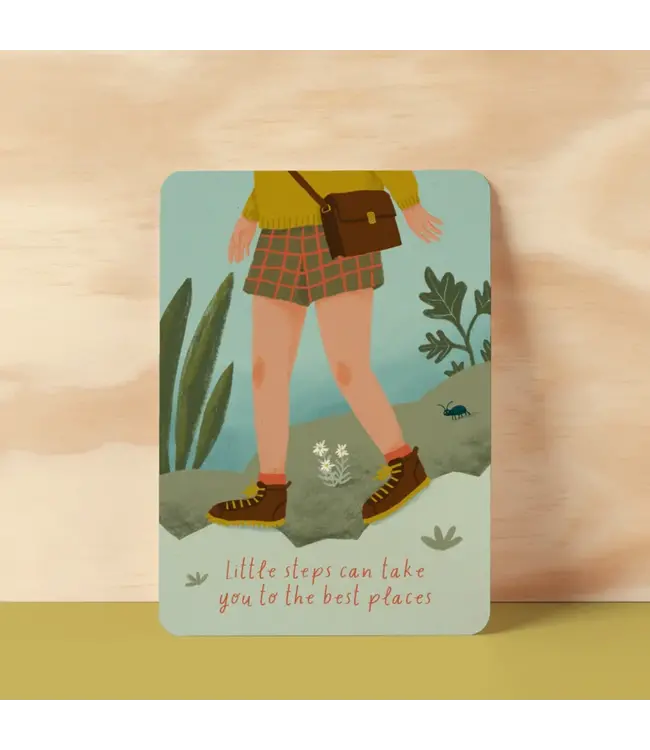 Illu-ster •• Ansichtkaart | Little steps