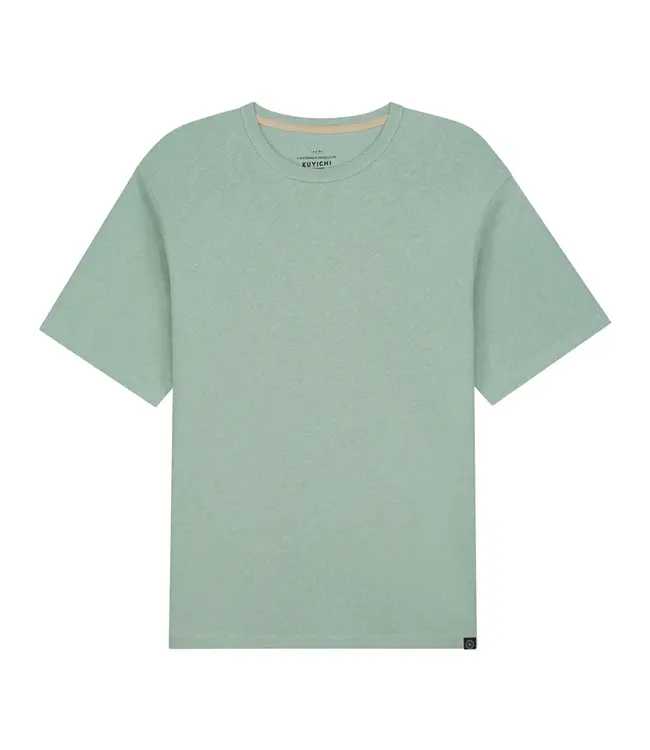 KUYICHI •• Liam linnen Tee | Soft Petrol