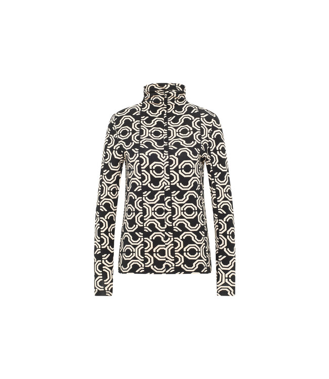 LANIUS •• Turtleneck shirt OCS | Simple Circle Black | Stehkragenshirt