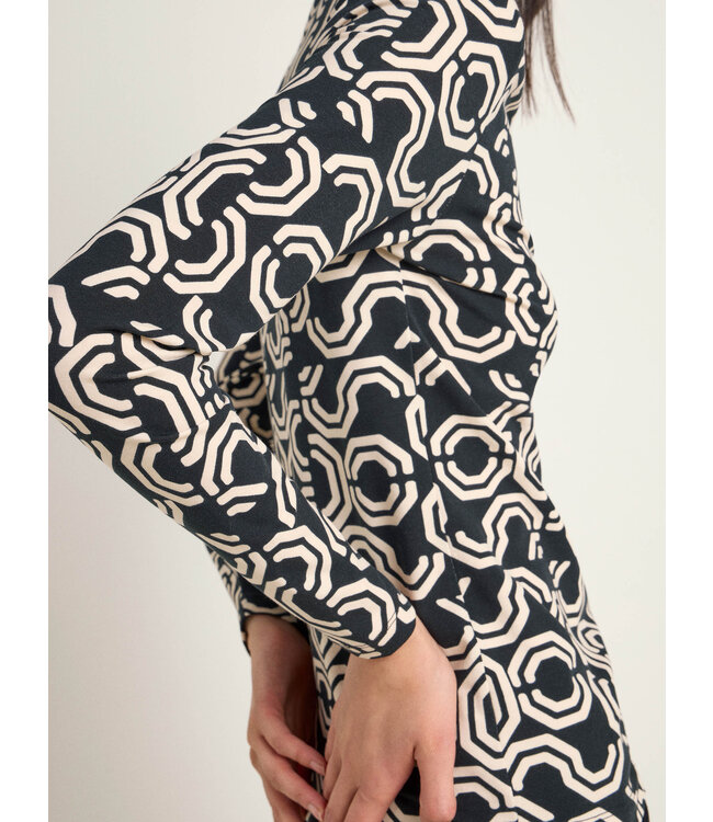 LANIUS •• Turtleneck shirt OCS | Simple Circle Black | Stehkragenshirt