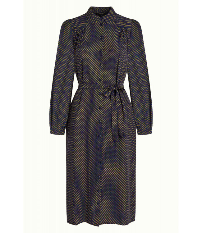 KING LOUIE •• Carina Dress Piper | Evening Blue