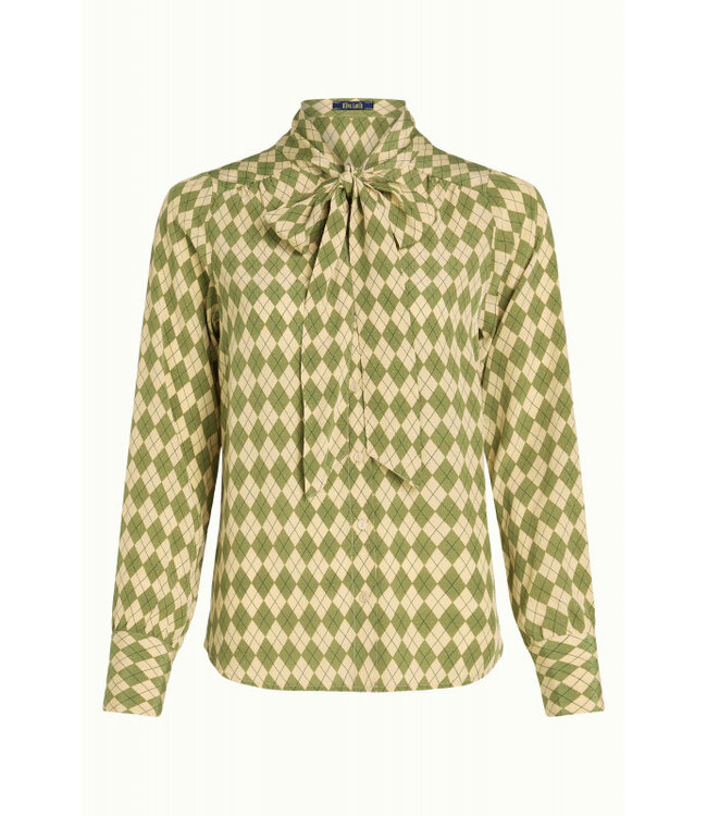 KING LOUIE •• Delia Blouse Farrow | Guacemole