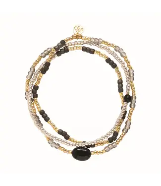 A BEAUTIFUL STORY •• Energetic Black Onyx Bracelet GC
