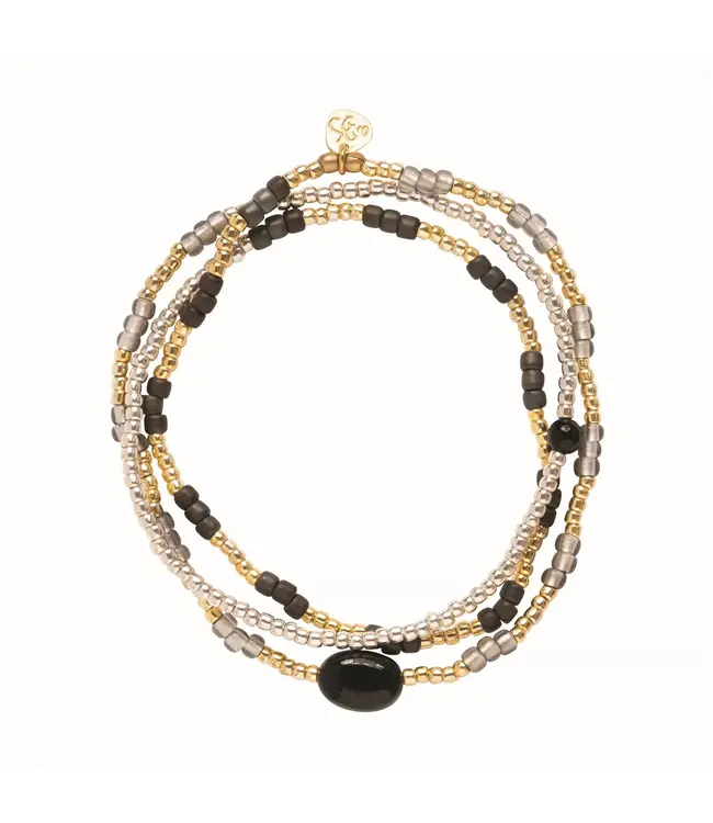 A BEAUTIFUL STORY •• Energetic Black Onyx Bracelet GC