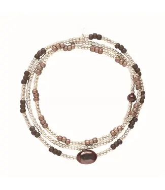 A BEAUTIFUL STORY •• Energetic Garnet Bracelet SC