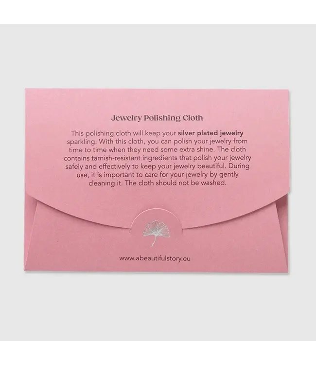 A BEAUTIFUL STORY •• Polishing cloth for silver jewelry
