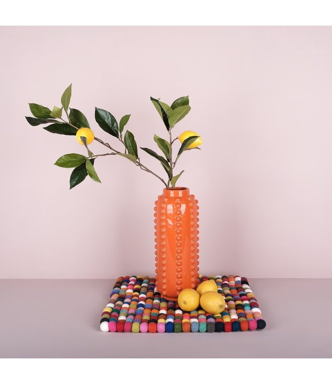 SJAAL MET VERHAAL  •• Onderzetter Vierkant Multicolor