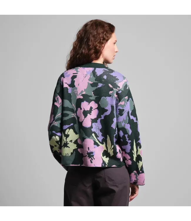 DEDICATED. •• Sweater Limhamn Warped Flowers | Multi Color