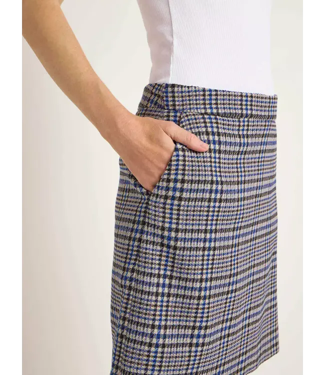 LANIUS •• Geruite Karo rok | blue multicolor