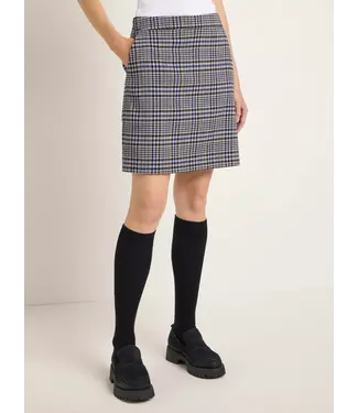 LANIUS •• Geruite Karo rok | blue multicolor