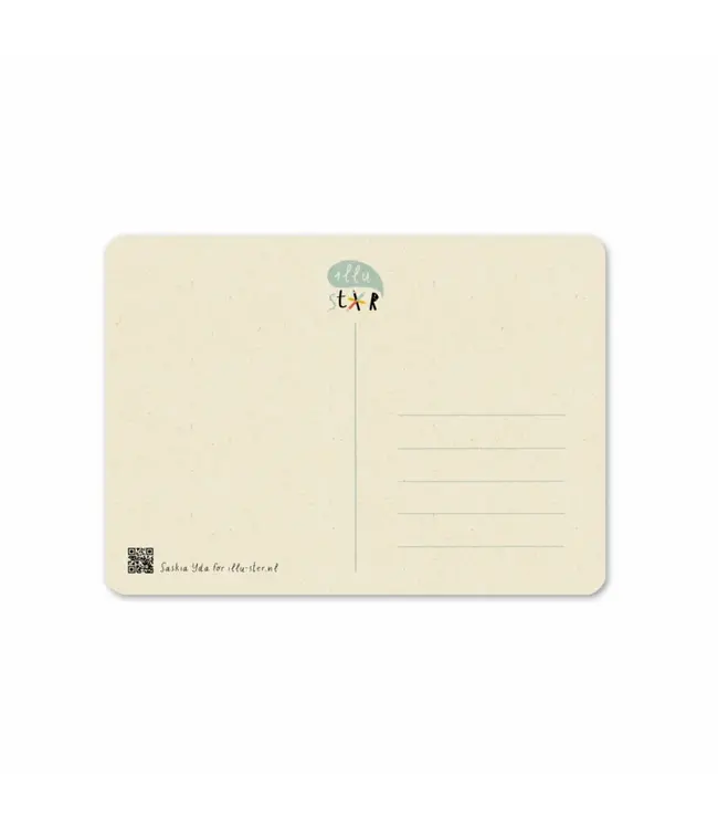 Illu-ster •• Ansichtkaart | Sint checklist