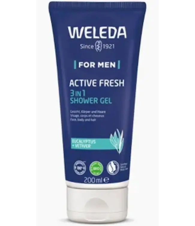 Weleda •• Men 3in1 Active Fresh Douchegel