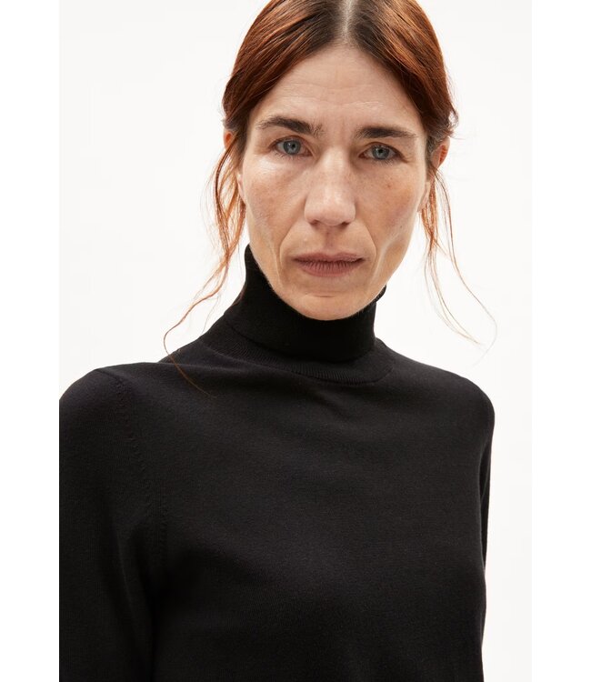 ARMEDANGELS •• Coltrui AATHIA | Black ~ in bio-katoen breisel