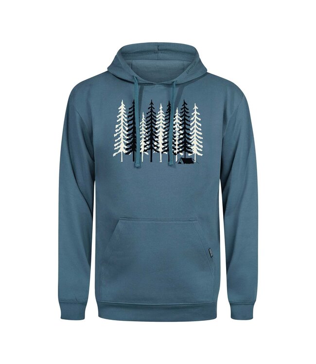 GREENBOMB •• Hoodie Joy Nature Wood Camp | Blue Stone