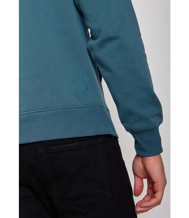 GREENBOMB •• Hoodie Joy Nature Wood Camp | Blue Stone