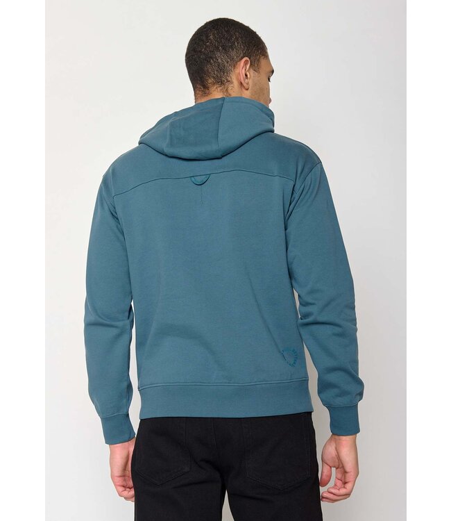 GREENBOMB •• Hoodie Joy Nature Wood Camp | Blue Stone
