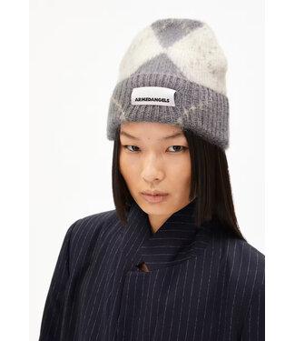 ARMEDANGELS •• SNOWAA ARGYLE | Iron Cast - Oatmilk