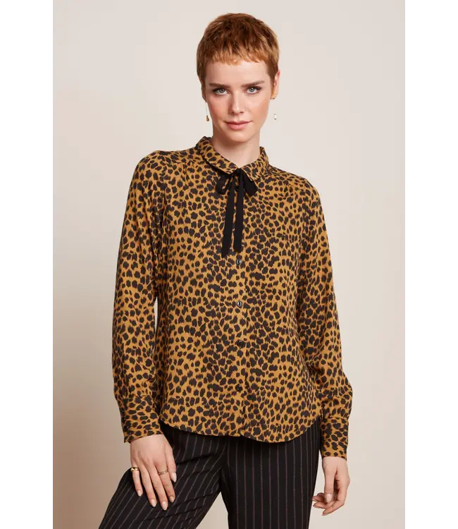 KING LOUIE •• Ella Blouse Tigre | Golden Brown