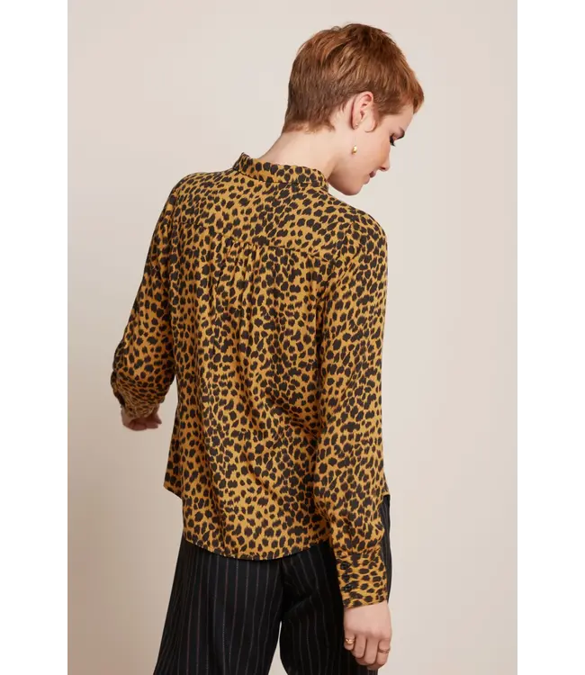 KING LOUIE •• Ella Blouse Tigre | Golden Brown