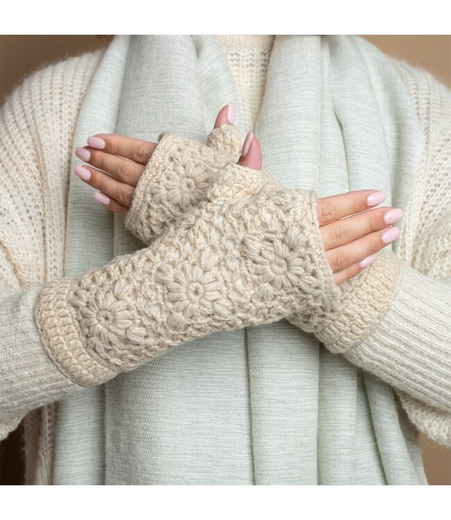 SJAAL MET VERHAAL  •• Handwarmers Granny Square | diverse kleuren
