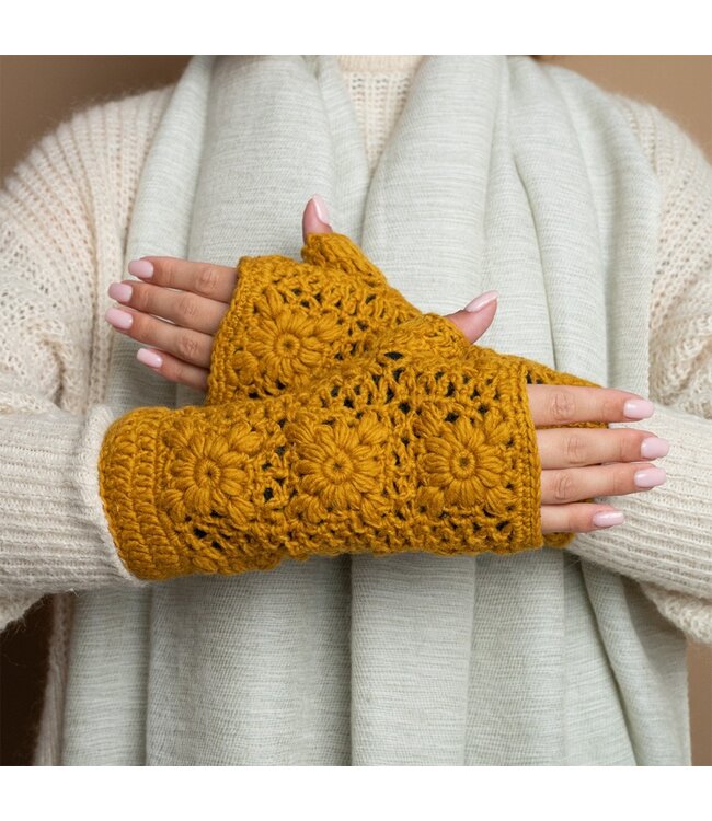 SJAAL MET VERHAAL  •• Handwarmers Granny Square | diverse kleuren