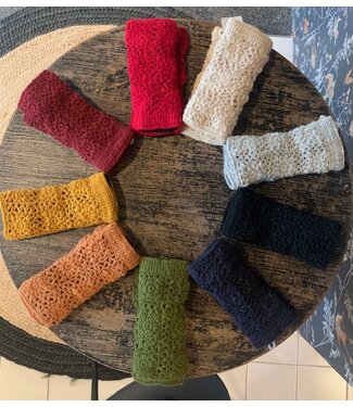 SJAAL MET VERHAAL  •• Handwarmers Granny Square | diverse kleuren
