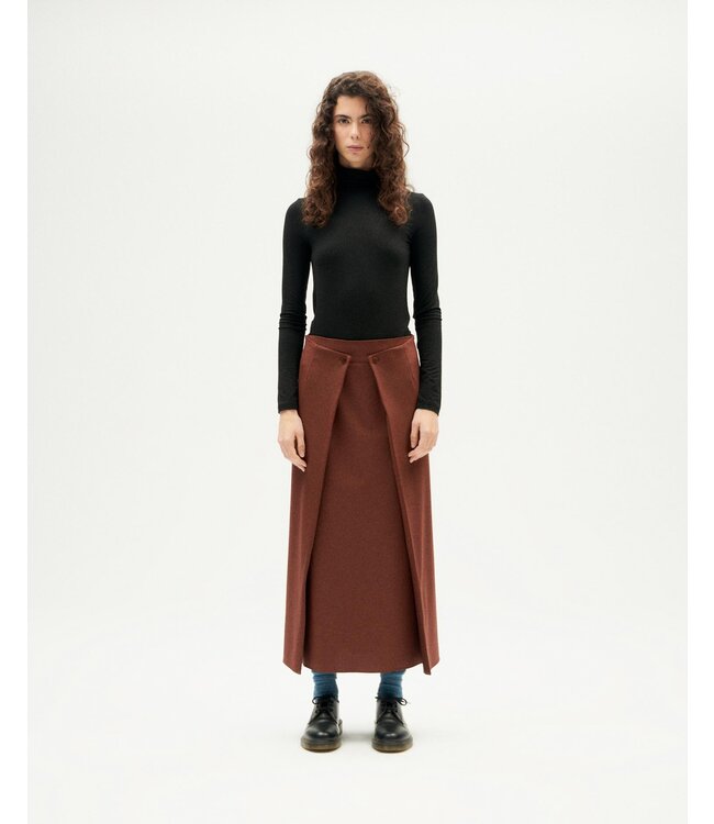THINKING MU •• Marty Skirt | Coffee