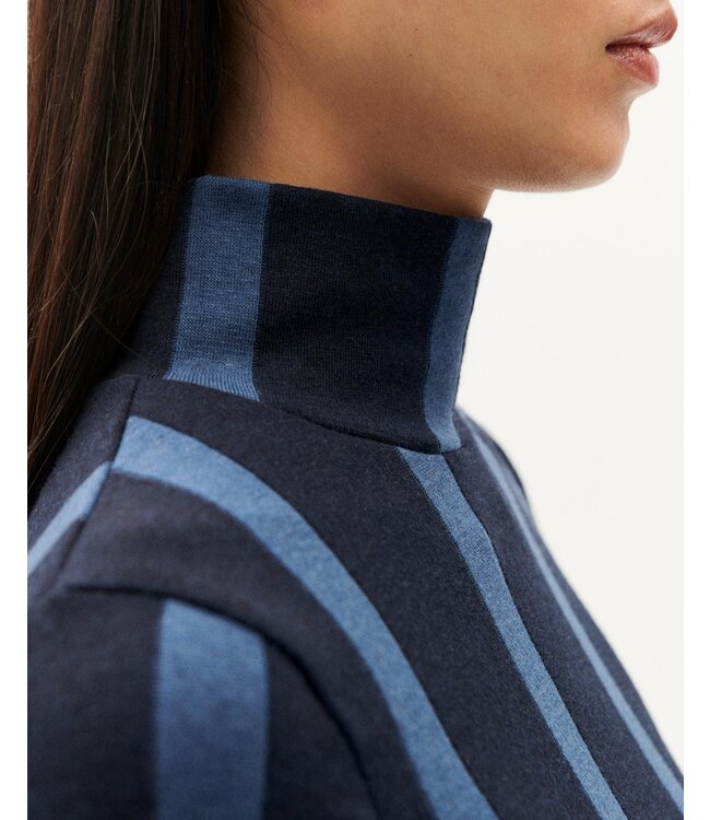 THINKING MU •• Ellen Top | Navy Dark Heritage