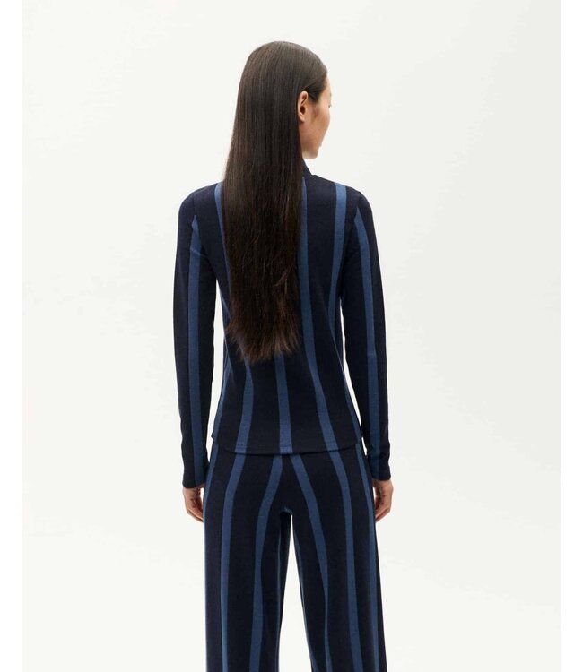 THINKING MU •• Ellen Top | Navy Dark Heritage