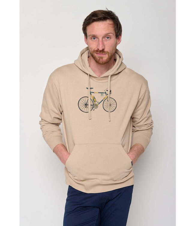 GREENBOMB •• Hoodie Joy Bike Knut | Latte