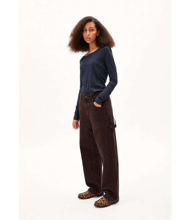 ARMEDANGELS •• ENRICCAA Soft | Longsleeve Slim Fit van biologisch katoen