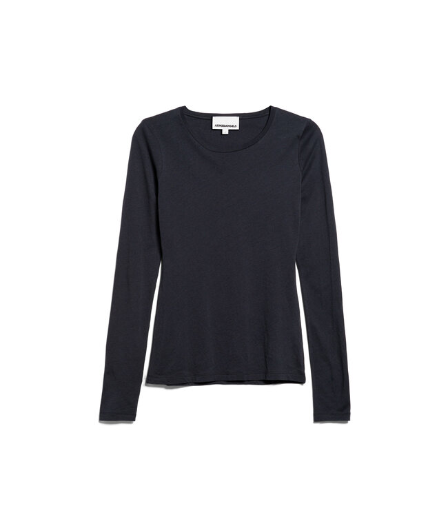 ARMEDANGELS •• ENRICCAA Soft | Longsleeve Slim Fit van biologisch katoen
