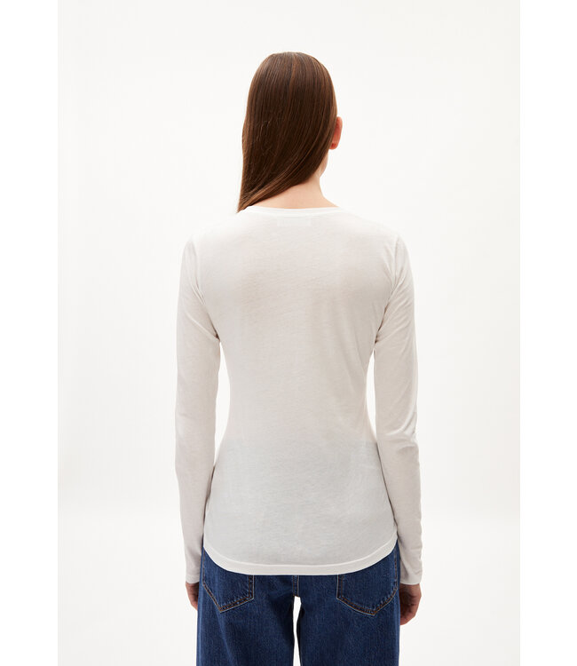 ARMEDANGELS •• ENRICCAA Soft | Longsleeve Slim Fit van biologisch katoen