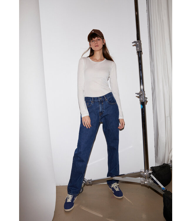 ARMEDANGELS •• ENRICCAA Soft | Longsleeve Slim Fit van biologisch katoen