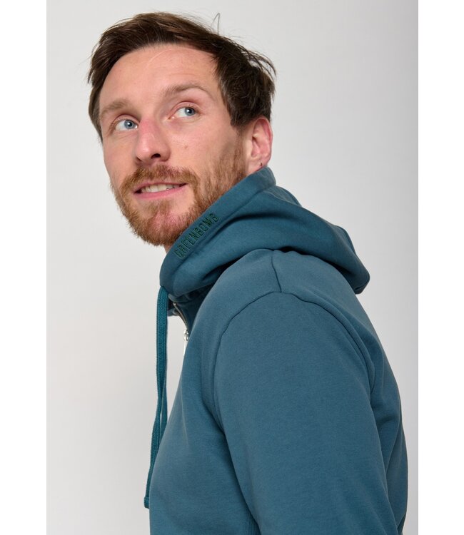 GREENBOMB •• Sweatvest Basic Revel | Blue Stone