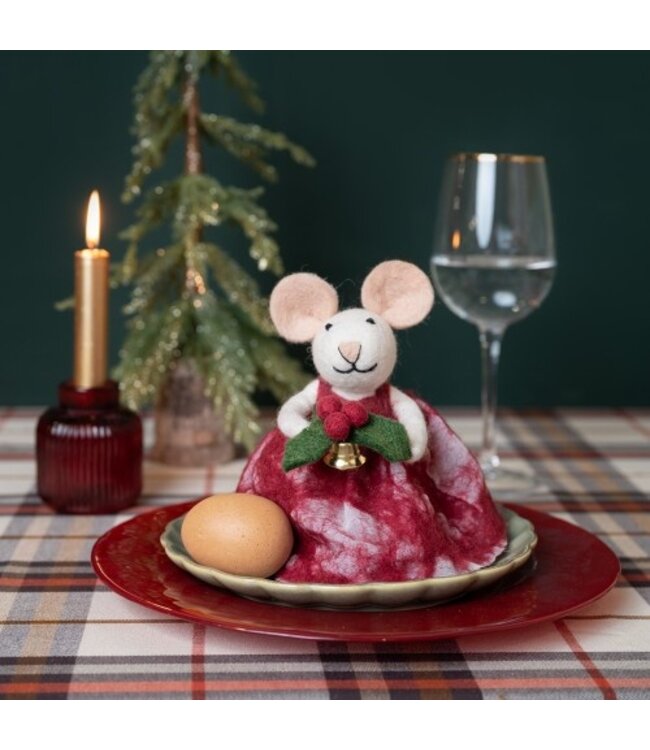 SJAAL MET VERHAAL  •• KERST | Decoratie Muis Kerst