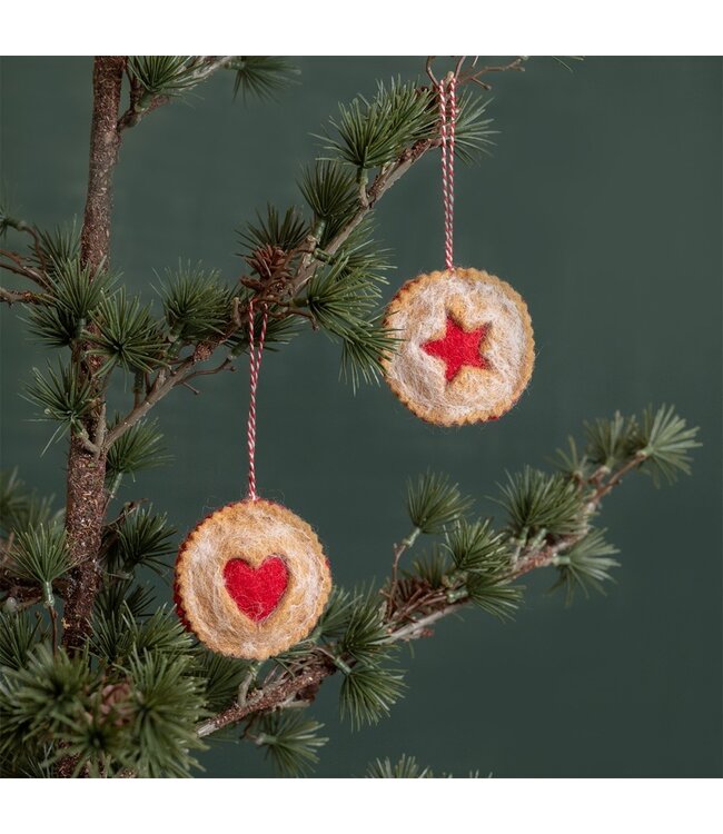 SJAAL MET VERHAAL  •• Hanger Linzer Koekjes