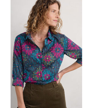 SEASALT CORNWALL •• Blouse Larissa | Cut Glass Mix