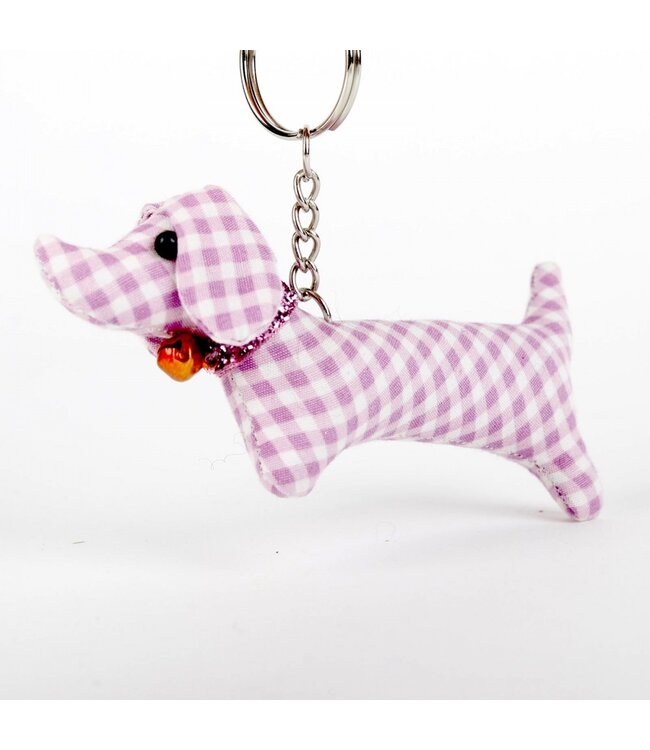 SJAAL MET VERHAAL  •• Sleutelhanger Teckel | in 2 formaten