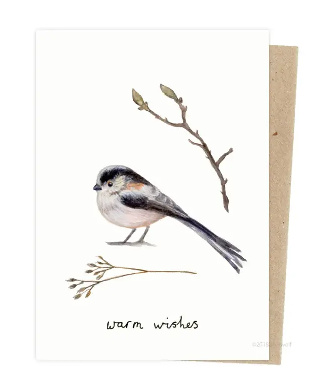 Stokwolf •• Kerstkaart | Staartmees