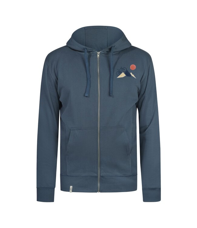 GREENBOMB •• Sweatvest Bike Climb Revel | Blue Stone